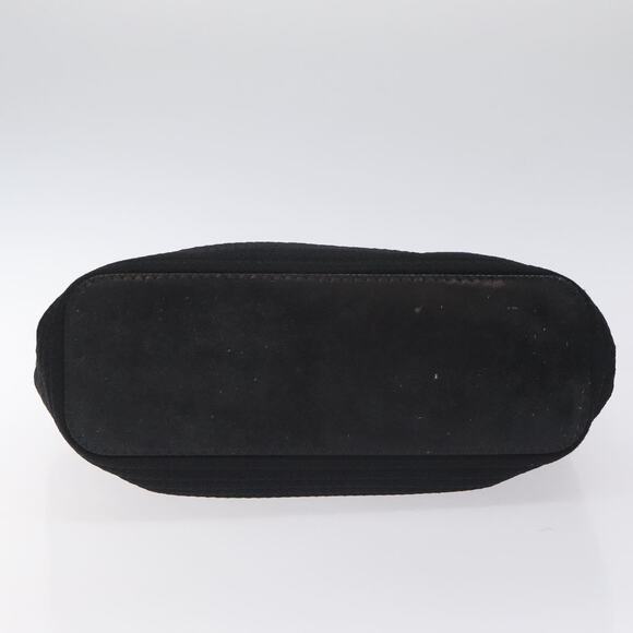 GUCCI Bamboo Hand Bag Nylon Black Silver 000 2058 0540 5 - Picture 9 of 12